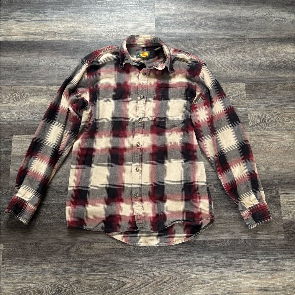 Bass Pro Shops Red Plaid Flannel Button-Up
